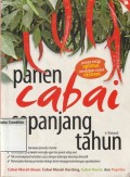 Panen cabai sepanjang tahun